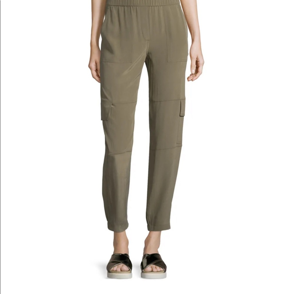 Theory Silk Hamtana Cargo Pants S - Picture 10 of 10